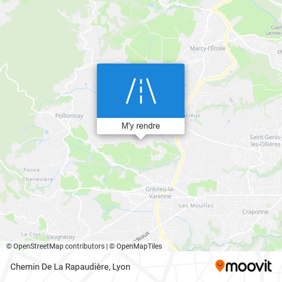 Chemin De La Rapaudière plan