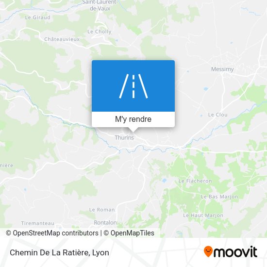 Chemin De La Ratière plan