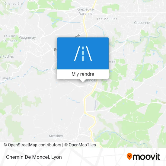 Chemin De Moncel plan