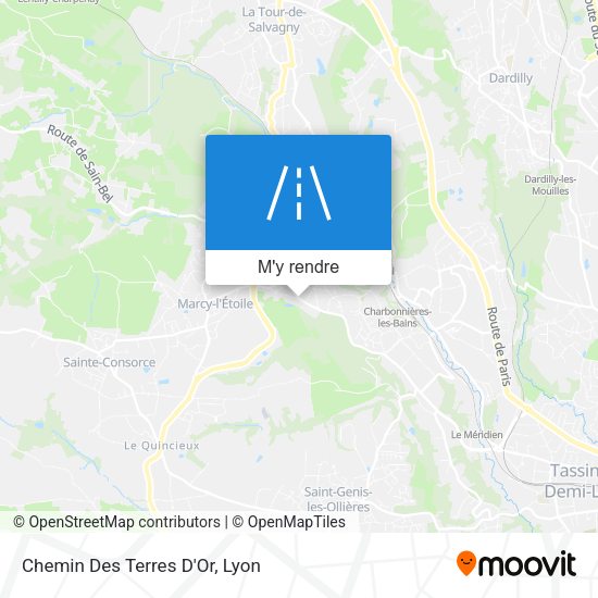 Chemin Des Terres D'Or plan