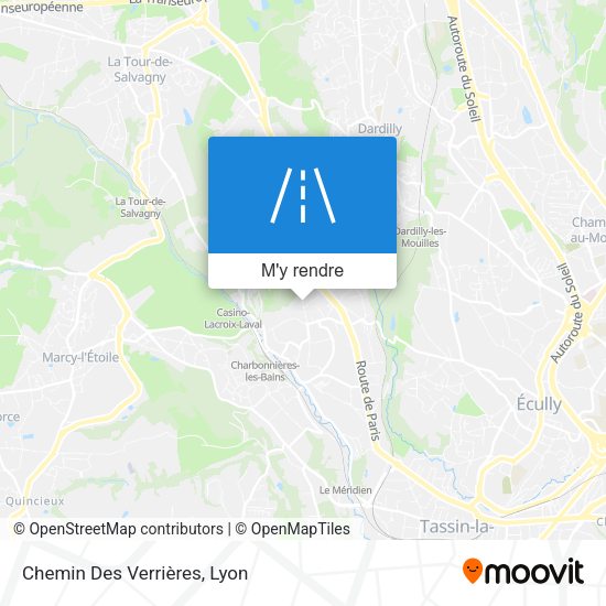 Chemin Des Verrières plan