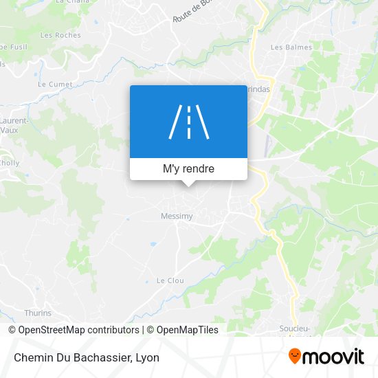 Chemin Du Bachassier plan