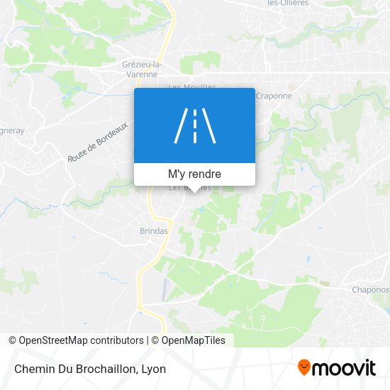 Chemin Du Brochaillon plan
