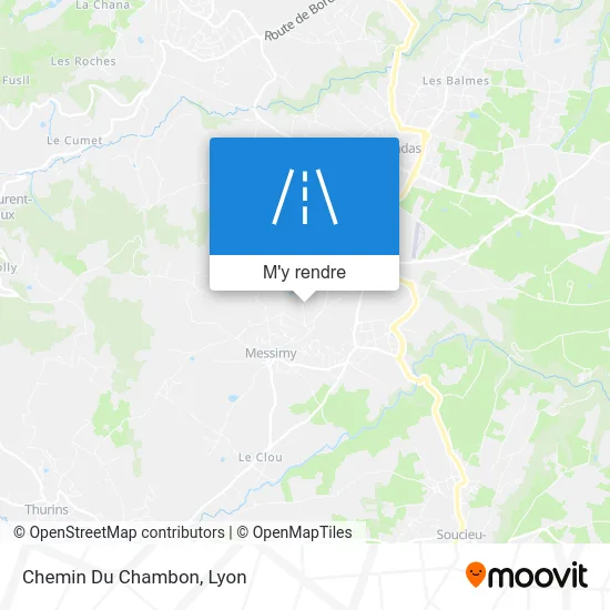 Chemin Du Chambon plan