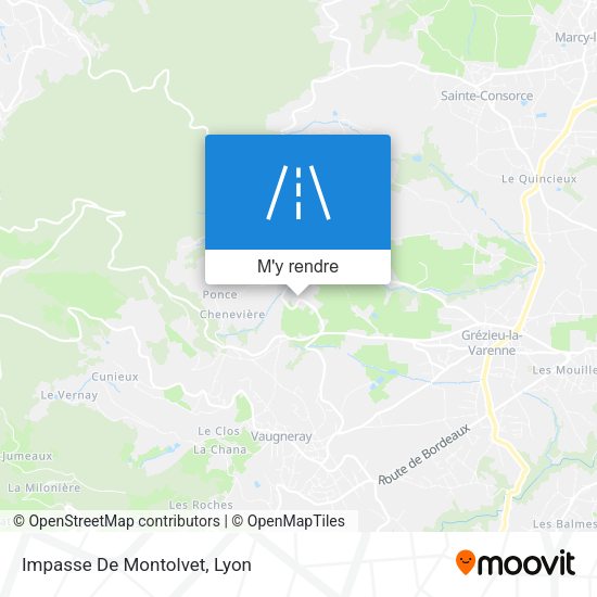 Impasse De Montolvet plan