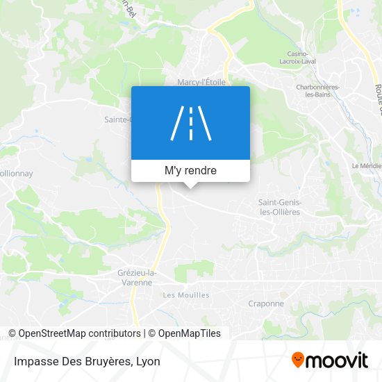 Impasse Des Bruyères plan