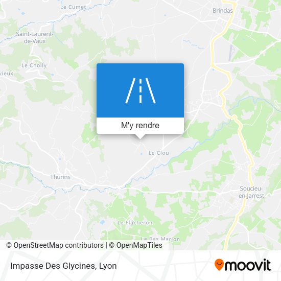 Impasse Des Glycines plan