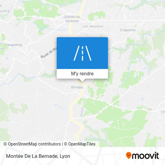 Montée De La Bernade plan