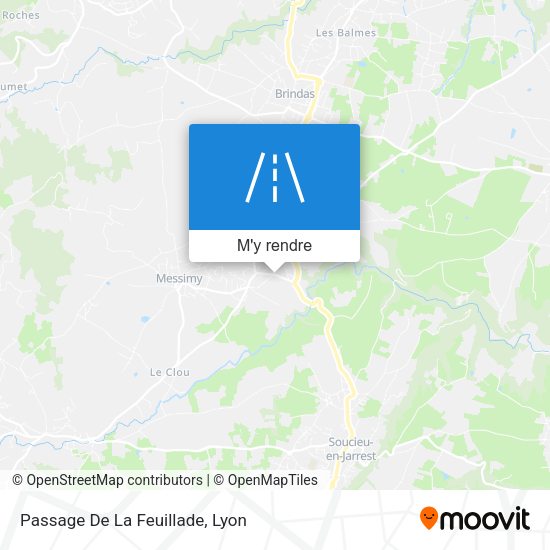 Passage De La Feuillade plan