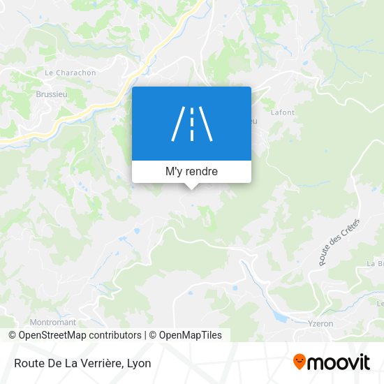 Route De La Verrière plan