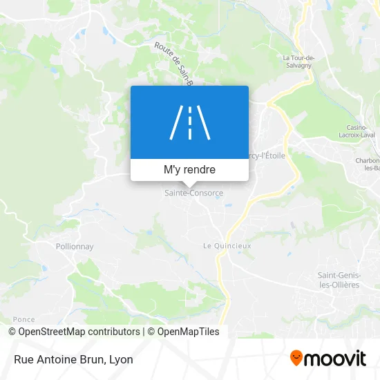 Rue Antoine Brun plan