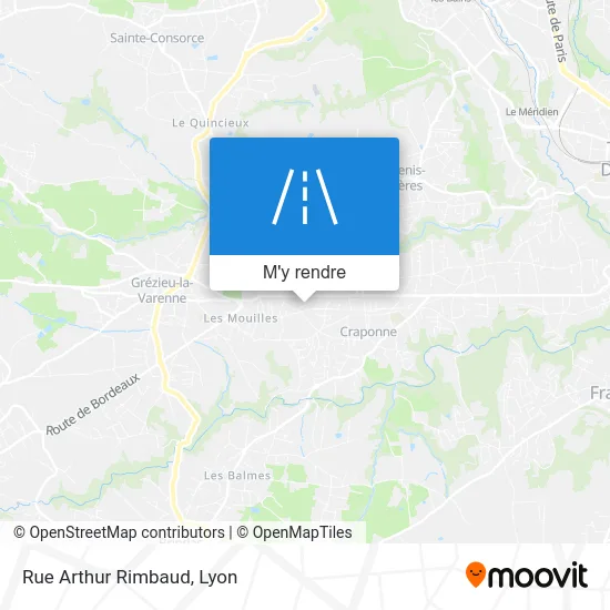 Rue Arthur Rimbaud plan