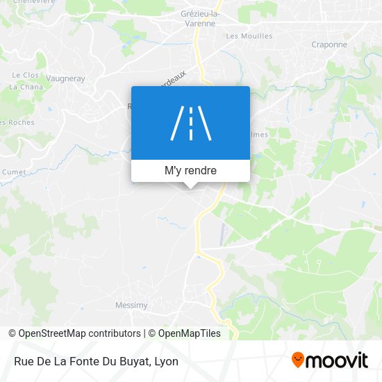 Rue De La Fonte Du Buyat plan