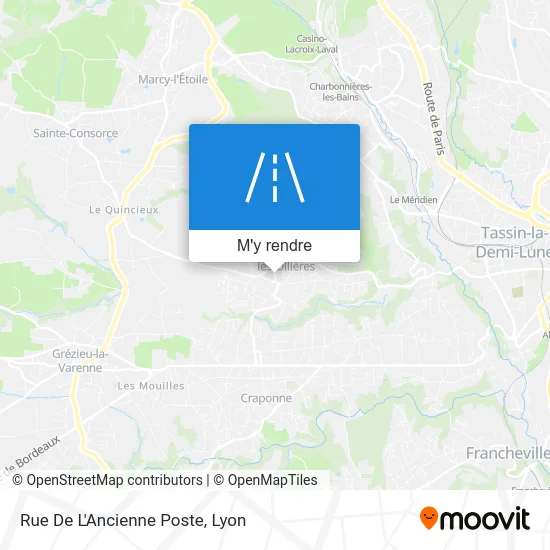 Rue De L'Ancienne Poste plan