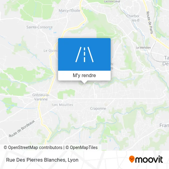 Rue Des Pierres Blanches plan