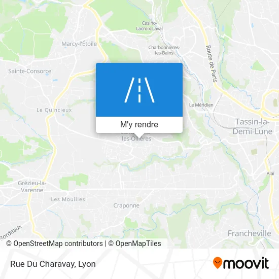 Rue Du Charavay plan