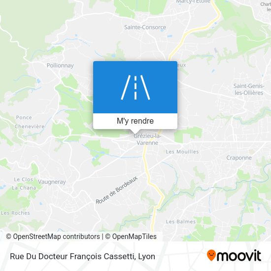 Rue Du Docteur François Cassetti plan