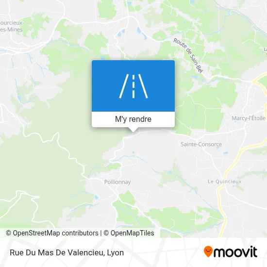 Rue Du Mas De Valencieu plan