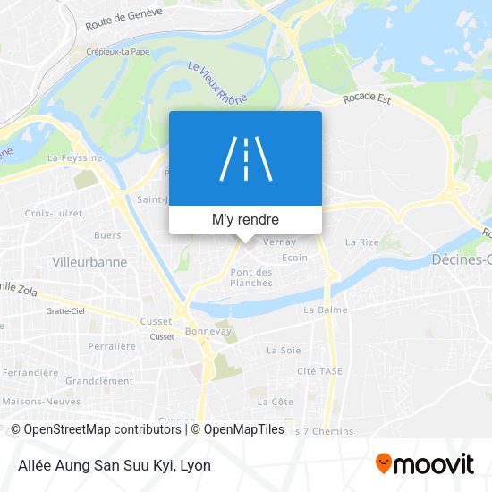 Allée Aung San Suu Kyi plan