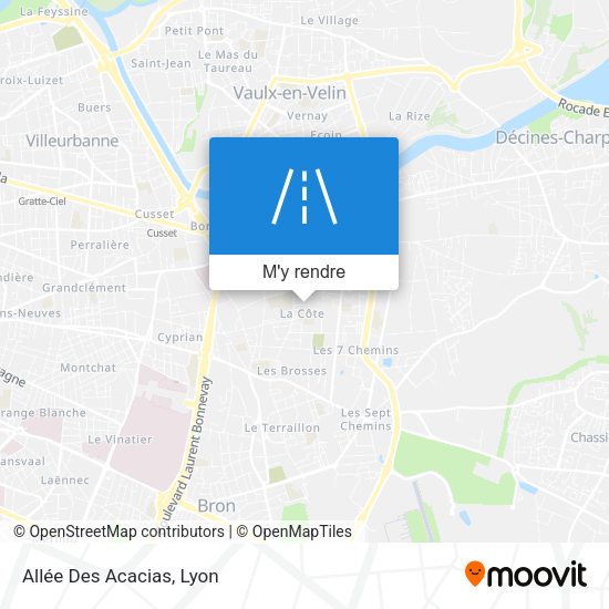 Allée Des Acacias plan
