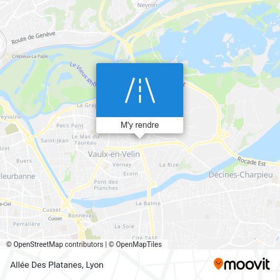 Allée Des Platanes plan
