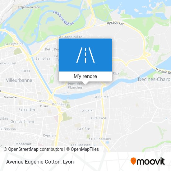 Avenue Eugénie Cotton plan