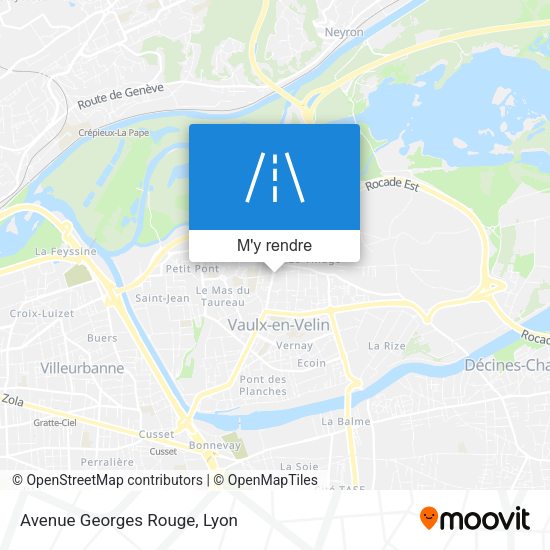 Avenue Georges Rouge plan