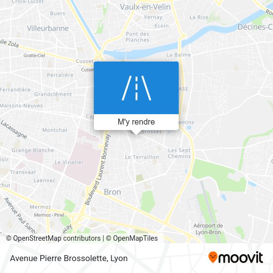 Avenue Pierre Brossolette plan