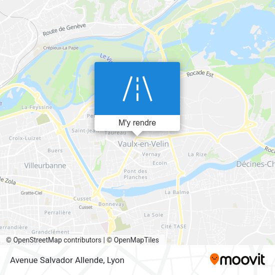 Avenue Salvador Allende plan