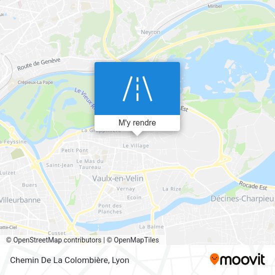 Chemin De La Colombière plan