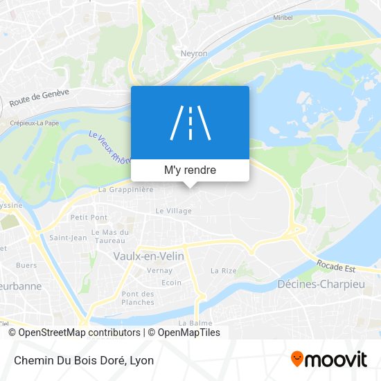 Chemin Du Bois Doré plan