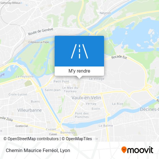 Chemin Maurice Ferréol plan
