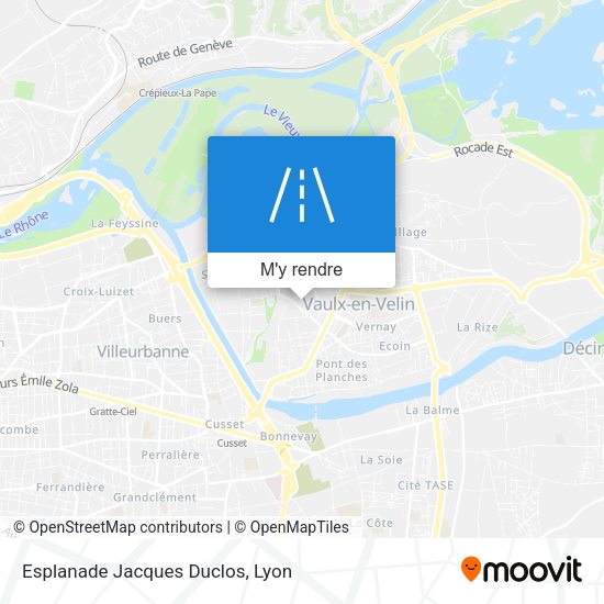 Esplanade Jacques Duclos plan