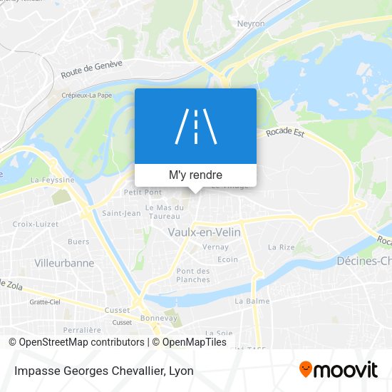 Impasse Georges Chevallier plan