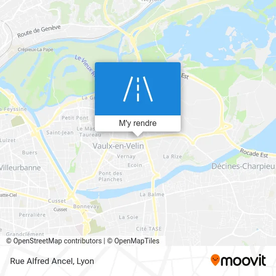 Rue Alfred Ancel plan