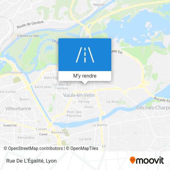 Rue De L'Égalité plan