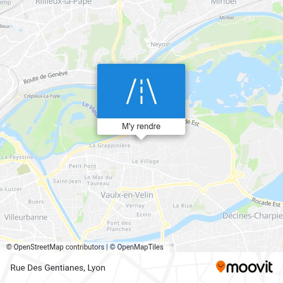 Rue Des Gentianes plan