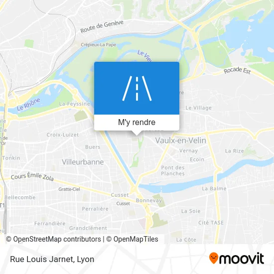 Rue Louis Jarnet plan