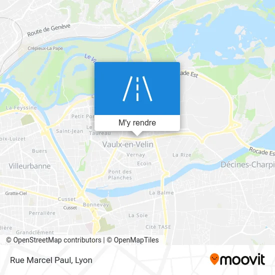 Rue Marcel Paul plan