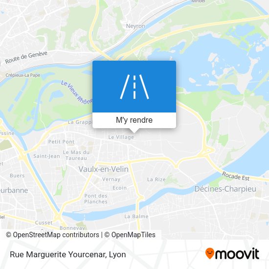 Rue Marguerite Yourcenar plan
