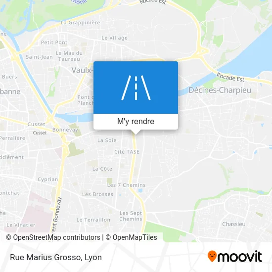 Rue Marius Grosso plan