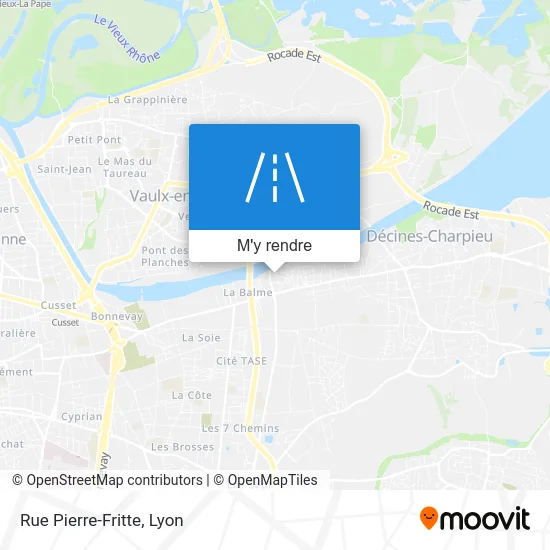 Rue Pierre-Fritte plan