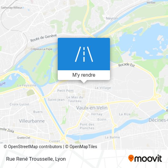 Rue René Trousselle plan