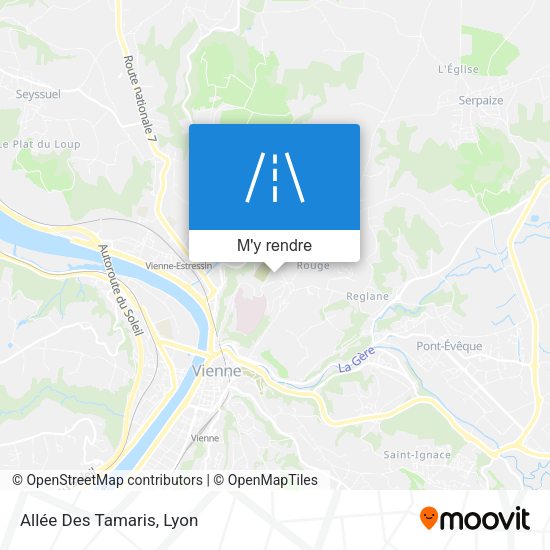 Allée Des Tamaris plan