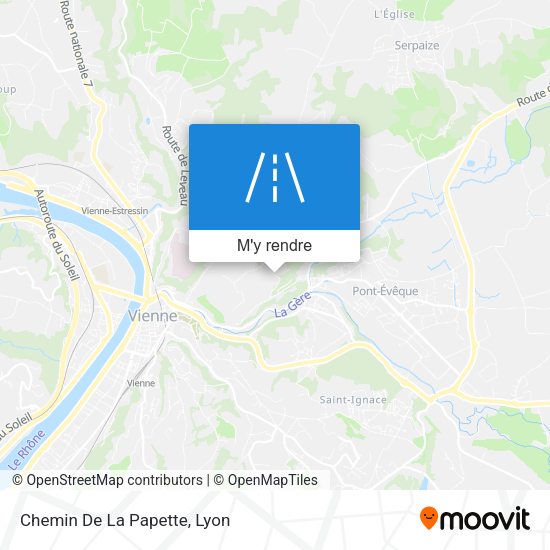 Chemin De La Papette plan