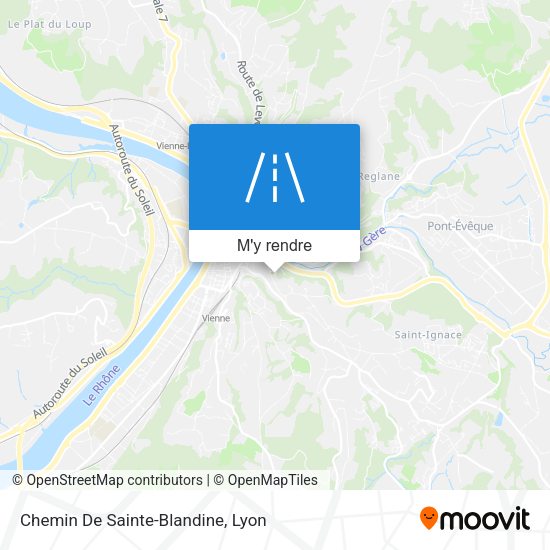 Chemin De Sainte-Blandine plan