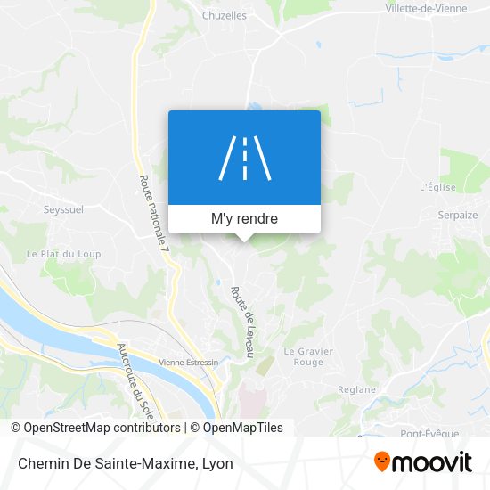 Chemin De Sainte-Maxime plan