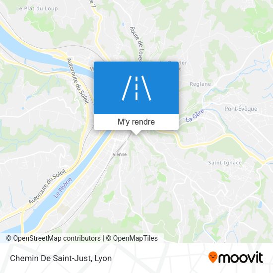 Chemin De Saint-Just plan