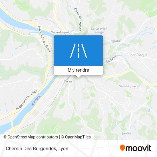 Chemin Des Burgondes plan