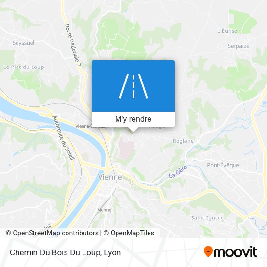 Chemin Du Bois Du Loup plan